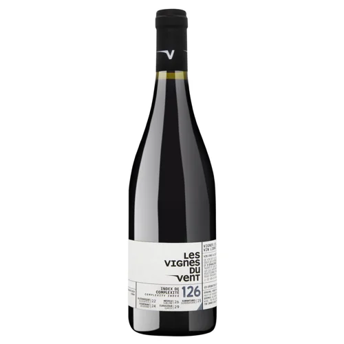 Вино Les Vignes du Vent 126 червоне сухе 14,5% 0,75л