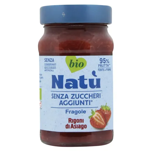 Джем Natu полуничний без додавання цукру органічний 240г