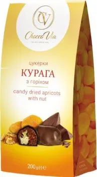 Конфети Chocco Via Курага з орехом 200г