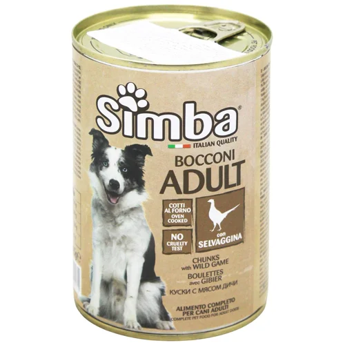 Корм вологий Simba з дичиною для собак 415г