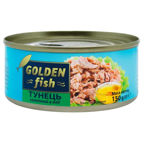 Тунець Golden Fish салатний в олії 150г