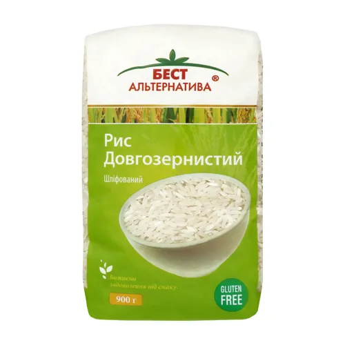 Рис довгозернистий Бест Альтернатива м/у 900г