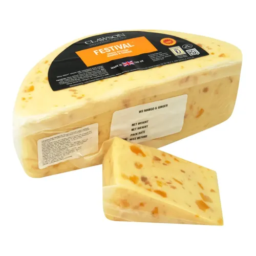 Сир Clawson Festival White Stilton з манго та імбиром