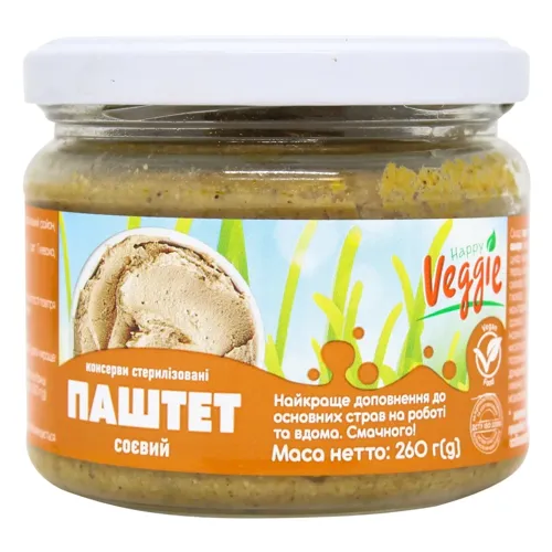 Паштет Happy Veggie соєвий 260г