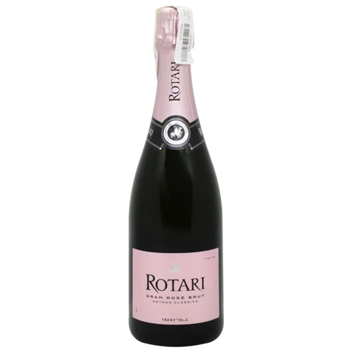 Вино ігристе Rotari Gran Rose Brut сухе рожеве 12,5% 0,75л