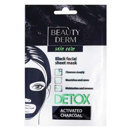 Маска BeautyDerm Detox для обличчя тканинна 25мл