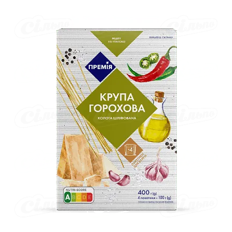 Горох колотий «Премія», 4*100г/уп