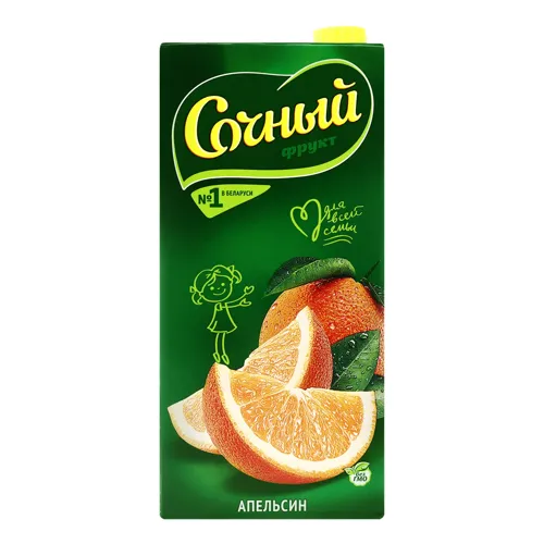 Нектар стерилізований Апельсин Сочный т/п 1.95л