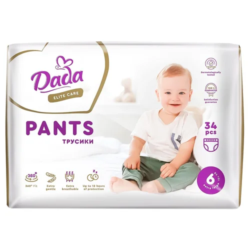 Підгузки-трусики Dada Elite Care 6 Extra Large 15+кг 34шт