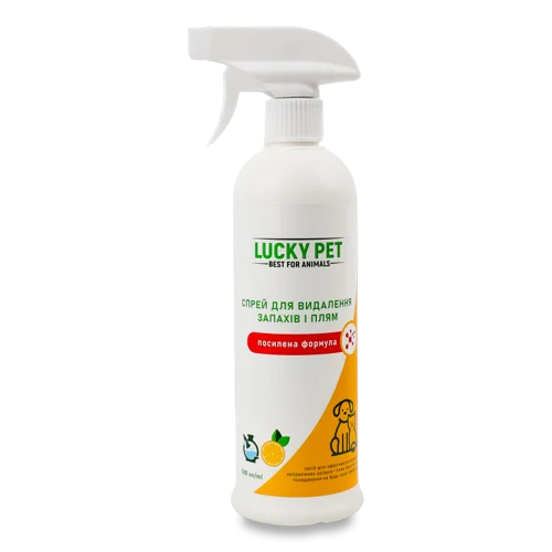 Спрей для Видалення Запахів Та Плям З Ароматом Апельсина, 500мл Lucky Pet