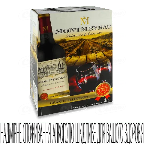 Вино Montmeyrac червоне сухе, 3л