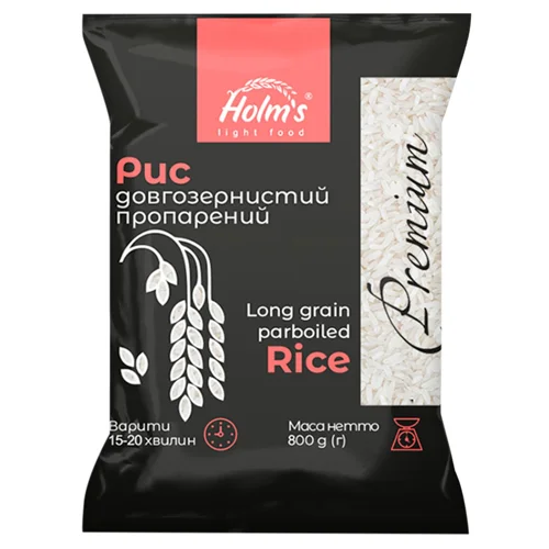 Рис Holm's довгозернистий пропарений 800г