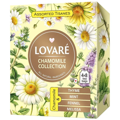 Чай трав'яний Lovare Assorted Tisanes Chamomile Collection 1,5г х 32шт