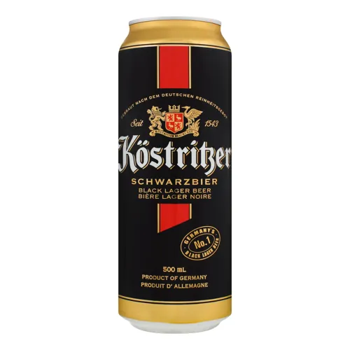 Пиво 0.5л 4.8% темне Schwarzbier Kostritzer з/б