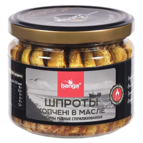 Шпроти Banga в олії 270г