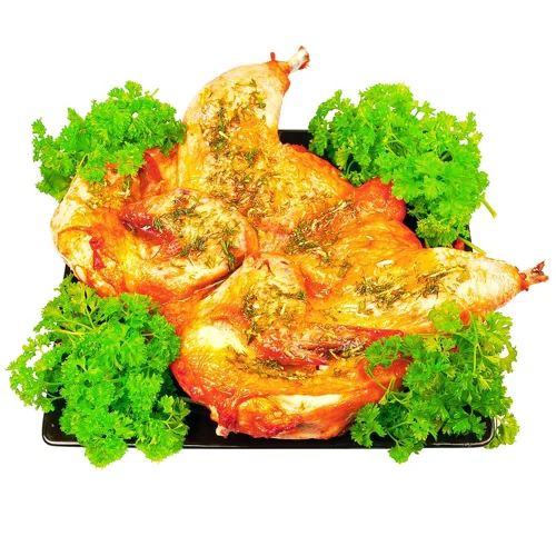 Курка під часниковим соусом