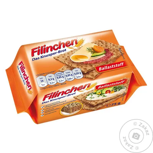 Хлібці Filinchen хрусткі цільнозернові 75г
