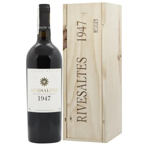 Вино Rivesaltes 1947 біле солодке кріплене 16% 0,75л