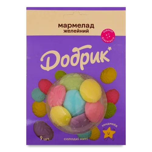 Желейний Мармелад Для Декорацій Солодкі Миті, к/у 9шт