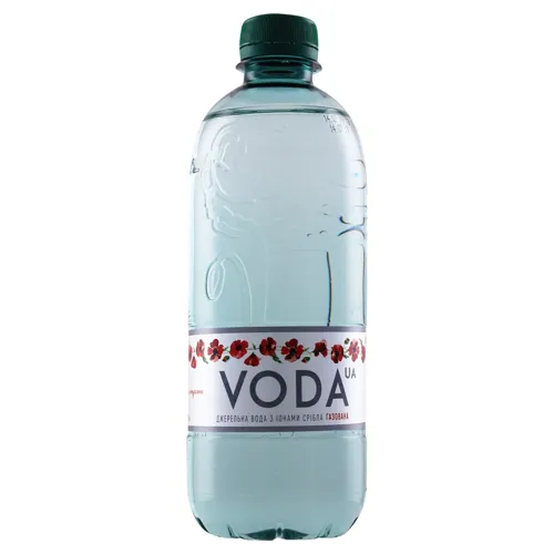 Вода мінеральна VodaUA газована 0,5л