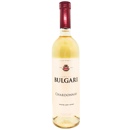 Вино Bulgari Chardonnay біле сухе 12% 0,75л