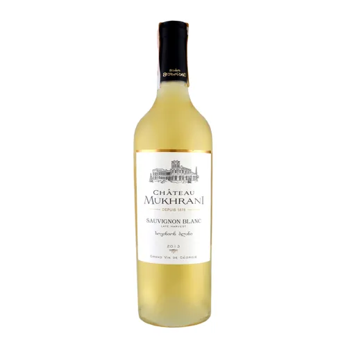 Вино 0.75л 13.5% біле напівсолодке Sauvignon Blanc Chateau Mukhrani