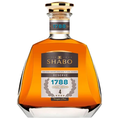 Бренді Shabo Reserve 1788 4 роки 40% 0,5л