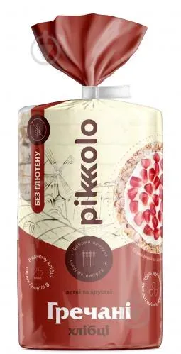 Хлібці Піколо гречані без глютену 100г