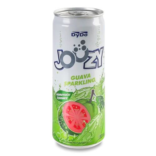 Напій Газований DyDo Joozy зі Смаком Гуава, з/б, 0.33л