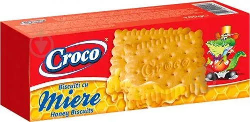 Печиво галетне з медом CROCO PETIT BEURE HONEY 100г