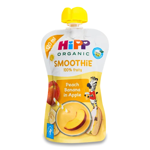 Смузі Дитячий Персик-Яблуко-Банан, В/ґ, 120мл