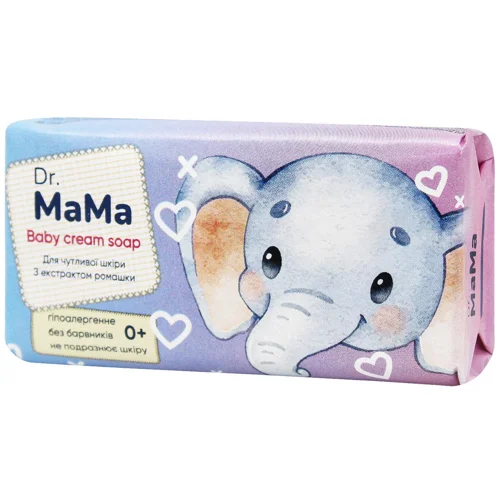 Мило тверде Dr.Mama Дитяче для чутливої шкіри з екстрактом ромашки 90г