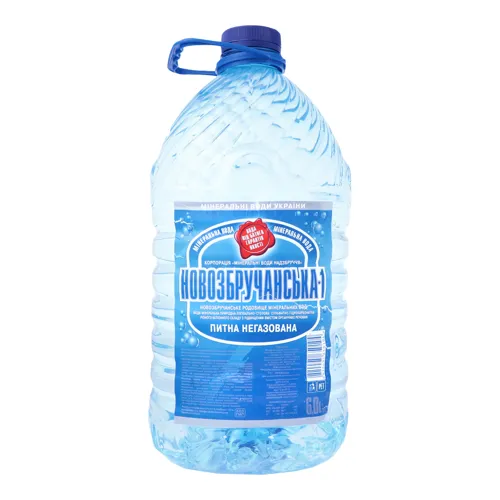 Вода мінеральна негазована Новозбручанська-1 6л