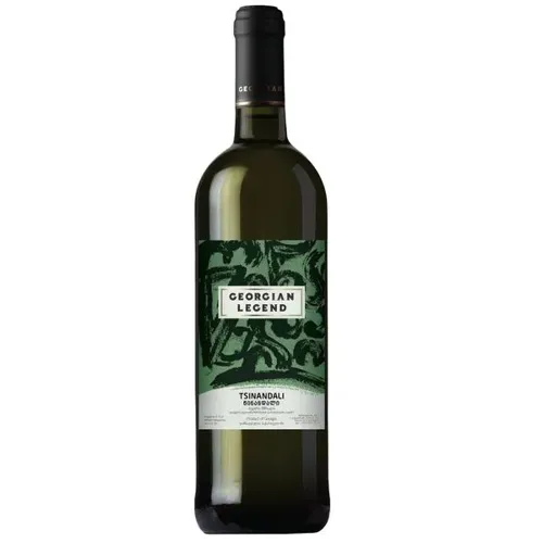 Вино Georgian Legend Цинандалі, біле, сухе, 10,5-13,5%, 0,75л