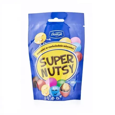 Драже 100г Super Nutsy різнокольорове м/уп