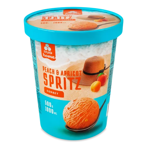 Сорбет Персик-Абрикос в/ґ, 500г