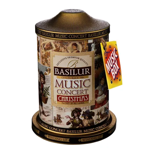 Чай чорний Різдвяна Музична скринька Basilur з/б 100г