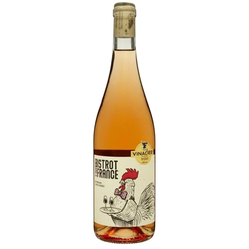 Вино Bistrot de France Syrah рожеве сухе 12,5% 0,75л