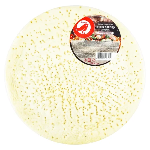 Основа Auchan для піци заморожена 320г 2шт