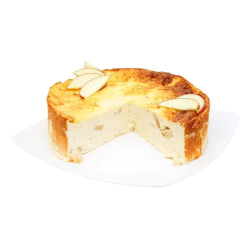 Запіканка з домашнього сиру з яблуками