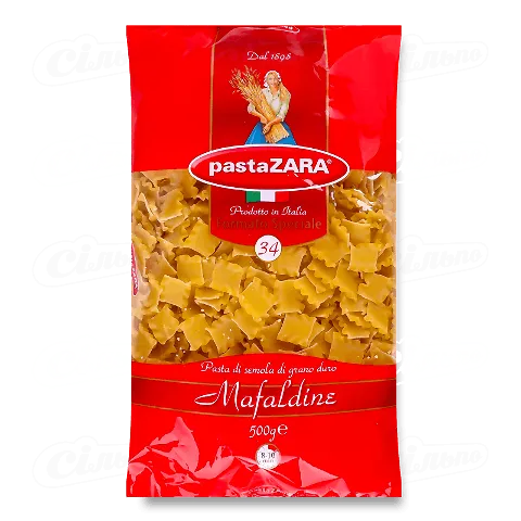 Вироби макаронні Pasta Zara Мафальдіне, 500г