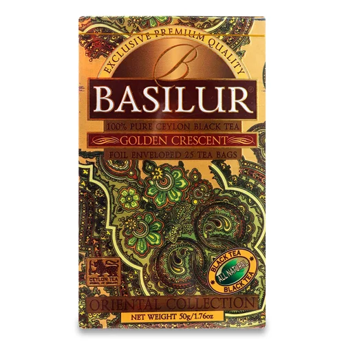 Чай чорний Basilur Oriental Golden crescent 25*2г