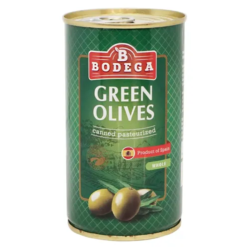 Оливки зелені з кісточкою Bodega 350г