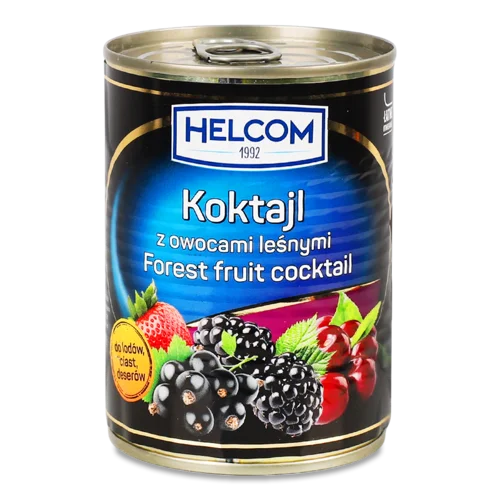 Коктейль З Лісових Ягід В Сиропі Helcom З/б 360г, Вищого ґатунку