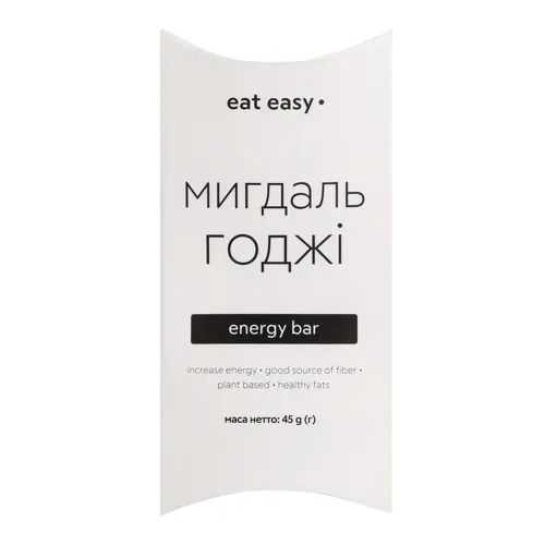 Батончик енергетичний з мигдалем та ягодами годжі eat easy 45г