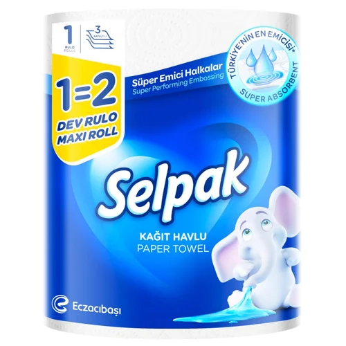 Рушники паперові Selpak Maxi 3-шарові