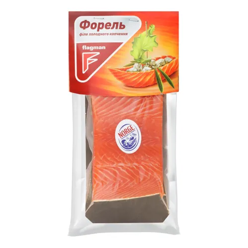 Форель філе-шматок Flagman з/ш х/к в/у 300г