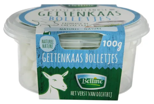 Сир 50% козячий зернистий Bettine п/у 100г