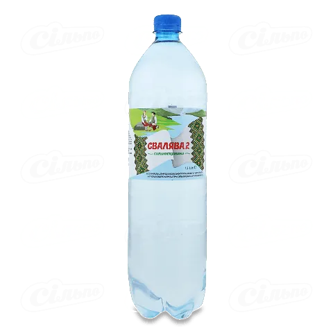Вода мінеральна «Свалява-2» лікувально-столова сильногазована, 1,5л