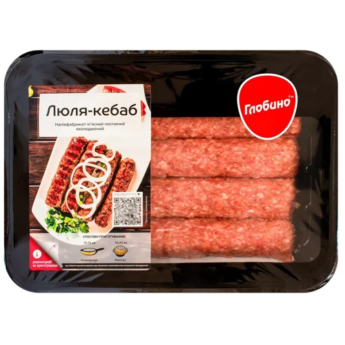 Люля-кебаб Глобино свинячі охолоджені 500г